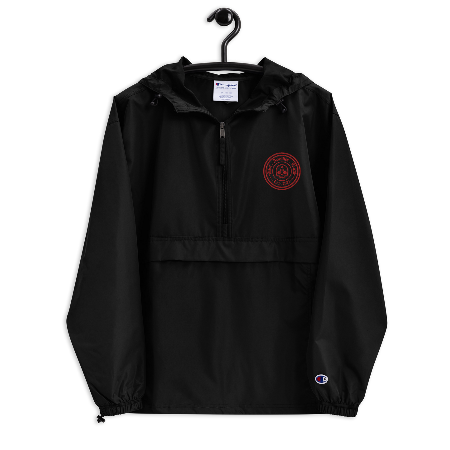 J.A.L Embroidered Champion Packable Jacket
